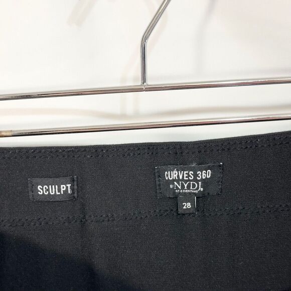 NYDJ Not Your Daughters Jeans Plus Size 28W Jeans Black Skinny High Rise 637 - Picture 6 of 7